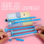 Muiyaneq 30Pcs Cute Cartoon Gel Black Ink Pens,Random Kawaii Writing Pens,Assorted Styles Pens for School Office Home Student Kids Present