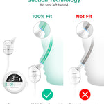 Koalababy Electric Nasal Aspirator for Baby – Hospital-Grade Nose Suction, 9 Suction Levels, Baby Nose Sucker, Nasal Cleaner, Night Light & Music, Soft Silicone Tips, Travel Bag