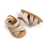 RVROVIC Baby Boys Girls Sandals Premium Soft Anti-Slip Rubber Sole Infant Summer Outdoor Shoes Toddler First Walkers(0-6 Months Infant,A5-Apricot)