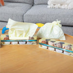 BOS, Odor-Sealing Dirty Diaper Trash Bags - Disposable Bags - Scent & Smell Free (Color: Cream Yellow) (Pack of 1)