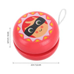 Uonlytech Wooden Soldier Yoyo for Pink Wood for Beginners Developing Fine Motor Skills and Hand-Eye Coordination for Home School and Outdoor Play