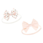 Hudson Baby Baby Girls Sock and Headband 12pc Set, Soft Pink Roses, 0-9 Months