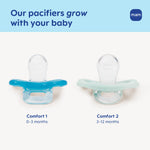 MAM Comfort Baby Pacifiers 3-12 Months Babies, Lightweight One-Piece Full Silicone Binky, BPA-Free Nipple, Easy to Clean Pacifier, Best for Breastfed Babies, 4 Count, Made in Europe