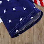 XFGLCK Newborn Infant Baby Boy 4th of July Shorts Set Short Sleeve Bodysuit + Stars Stripe Short American Flag Summer Outfits (My First 4th of July, 3-6 Months)