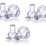 Nuby 6-Pack Standard Neck Vari-Flo Non-Drip Silicone Nipples