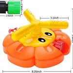 Water Sprinkler for Kids Toddlers Sprinklers with Roating Spray Nozzles Attaches Garden Water Hose Outdoor Play Outside Toys 1-3 2-4 Summer Backyard Lawn Game Yard Water Toy for Kids 3-5 4-8 Boy Girl
