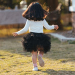 Colorful Childhood Baby Girls Tutu Skirt Toddler 6 Layered Tulle Tutus 1-8T Black Size 12-24 Months