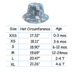 XIAOHAWANG Baby Boy Bucket Toddler Kids Sun Hat UPF 50+ Wide Brim Outdoor Beach Caps Play hat (Octopus, S(6-12 Months))