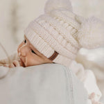 FURTALK Baby Winter Knitted Beanie Hat Soft Warm Pom Pom for Infant Toddler Skull Cap