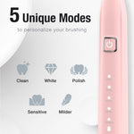 7AM2M Sonic Electric Toothbrush for Adults & Kids, One Charge for 120 Days