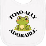 inktastic Boys Toadally Adorable Frog Newborn Bib