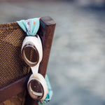 Splash Place SWIM GOGGLES with Fabric Strap - SHARK ATTACK | Fun, Fashionable, Comfortable - Adult & Kids Swim Goggles