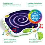 Crayola Toddler Touch Lights, Musical Sensory Toys for Toddlers, Light Up Drawing Pad, Mess Free Painting, Travel Activity, Gift for Toddlers, 2+