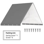 Playset Canopy Replacement,52“ x 90” Swing Set Replacement Tarp,Playground Canopy Replacement,Swing Set Canopy Replacement,Outdoor Swingset Shade Kids Playground Roof Canopy Sunshade Tent Cover