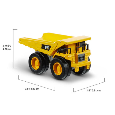 CAT Construction Toys Construction Die Cast Metal 3 Pack Vehicles - Dump Truck/Cement Mixer/Grader for Ages 3+