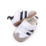 HsdsBebe Baby Boys Girls Oxford Shoes PU Leather Soft Rubber Sole Sneakers Anti-Slip Toddler Ankle Boots Infant Walking Shoes Moccasins(ZZY4233 White,2)