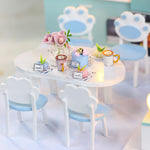 GuDoQi DIY Miniature Dollhouse Kit, Tiny House kit with Furniture, Miniature House Kit 1:24 Scale, Great Gift for Birthday Easter, Beautiful Blue Room