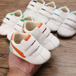 Clowora Baby Boys Girls Shoes Non-Slip Rubber Sole Sneakers Infant First Walking Toddler Crib Shoes Newborn Loafers Flats. (09/Orang,12-18 Months)
