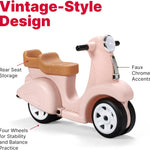 Step2 Ride Along Scooter Kids Push Car, Foot Powered Ride On Toy, Practice Balance with 4 Wheels, Made of Durable Plastic, Max Weight 40 lbs., For Toddlers 1.5-4 Years Old, Rose Pink