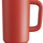 40 oz Tumbler with Handle and Straw: Stainless Steel Insulated Tumbler Keeps Cold for 24 Hours, Leakproof Travel Cup Fits in Cup Holder and BPA-Free, Cotton Candy