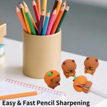 2 PCS Kids Pencil Sharpeners, Cartoon Capybara Sharpener Small, Cute Pencil Sharpeners, Manual Sharpening for Students Teachers Office - Kawaii Birthday Gifts
