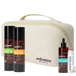 Mambino Organics Bun in the Oven Kit + Free Bag – All Natural Skincare Set for Pregnant Women – Anti-stretch mark, Body Moisturizer, Lip Balm Gift Pregnancy Gift Set for First time Moms
