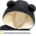 XMWEALTHY Baby Clothes Cute Infant Toddler Snowsuit Warm Newborn Boy Girl Winter Coats Hooded Zip Jumpsuit