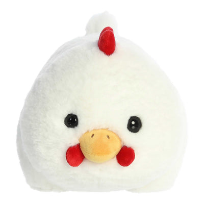 Aurora® Adorable Spudsters™ Claire Chicken™ Stuffed Animal - Round Shape Makes for Comforting Cuddles - Perfect for Kids All Ages and Animal Loving Adults - White 10.5 Inches