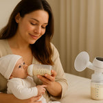 Hands-Free Electric Breast Pump – 4 Modes, 9 Suction Levels, Ultra-Quiet 35dB, Rechargeable, BPA-Free Silicone, Portable & Lightweight