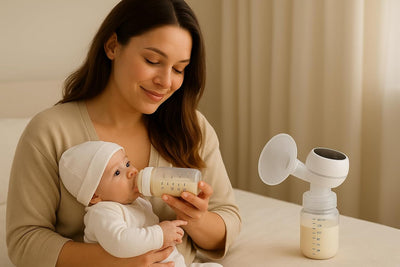 Hands-Free Electric Breast Pump – 4 Modes, 9 Suction Levels, Ultra-Quiet 35dB, Rechargeable, BPA-Free Silicone, Portable & Lightweight
