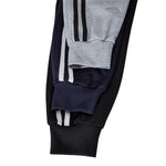 Nivne Tco Toddler Boys 3-Pack Sweatpants Set Casual Side Striped Elastic Waist Loose Fitted Lounge Harem Pants (US, Age, 4 Years, Black+Grey+Blue)