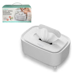 Lulyboo Warm Wipe Dispenser - Baby Wipe Warmer with Adjustable Temperature, Quick-Heating, Soft Silicone Cover, Easy-Refill Design, Ideal for Sensitive Baby Skin, Keeps Wipes Warm & Fresh