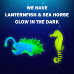 Color Changing Mold Free Bath Toys for Toddlers & Kids - Color Change Sea Creatures Ocean Animal Toys & Glow in The Dark Toy with Bath Book (12 Pack)