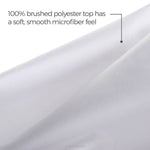 Linenspa Mattress Protector Full - Five Sided Full Mattress Protector Waterproof Mattress Cover – Soft Breathable Bed Protector - Fitted Sheet Style - Deep Pocket Up to 14”
