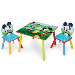 Delta Children - Disney Mickey Mouse Kids Table and Chair Set 3- Piece Set (2 Chairs Included) - Ideal for Arts & Crafts, Snack Time, Homework & More, Pink