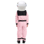 Spooktacular Creations Pink Astronaut Costume with Helmet, Space Suit for Toddler with Movable Visor, Kids Astronaut Halloween Costume for Girls Cosplay, Party Favor Supplies (Small, 5-7 yrs)