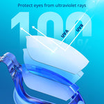 Aegend Swim Goggles, Swimming Goggles No Leaking Anti Fog UV Protection Triathlon Swim Goggles with Free Protection Case for Adult Men Women Youth Kids Child, Multiple Choice