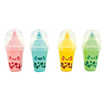 Raymond Geddes Anime Boba Tea Cute Highlighters (24 per Bag) - Chisel Tip Book Highlighters – Ideal Fun School Supplies