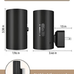 Night Lights Plug into Wall, LED Plug in Night Light, Dusk to Dawn Light Sensor, 0-100LM Adjustable Brightness Wall Light, Soft White 3000K, Dimmable Night Lights for Hallway Bedroom Stairway, 2 Pack