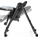 Peg Perego Prima Pappa Zero 3 - High Chair - for Children Newborn to 3 Years of Age - Made in Italy - True Black (Black)