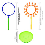 Giant Bubble Wand Set for Kids and Adults with Concentrated Refill, Fun Outdoor and Indoor Activity for Girls, Boys, Toddlers and Children to Enjoy