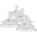 Philips AVENT Natural Response Baby Bottle Nipples Flow 3, 1M+,SCY963/04 , 4 Count (Pack of 1)