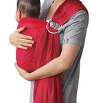 Vlokup Baby Water Ring Sling Carrier | Lightweight Breathable Mesh Baby Wrap for Infant, Newborn, Kids and Toddlers | Perfect for Summer, Swimming, Pool, Beach | Great for Dad Too Red