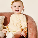 Amazon Essentials x Sofia Grainge Toddlers and Baby Girls' Longsleeve Corduroy Dress