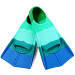 Foyinbet Kids Swim Fins,Kids Flippers Short Youth Fins Swimming Fins for Lap Swimming Training for Children Girls Boys Small