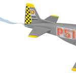 Daron Sky Fighter Flying Toy on a String , Grey