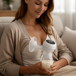 Wearable Hands-Free Electric Breast Pump – Portable & Quiet, 4 Modes, 9 Suction Levels, Rechargeable, Lightweight for Busy Moms