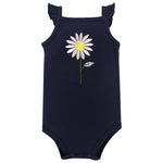 Hudson Baby Unisex Baby Cotton Sleeveless Bodysuits Bodysuit, Daisy, 9-12 Months US