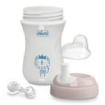 Chicco Sport Spout Sippy Cup 9+ Months, 9oz Toddler Training Cup with Bite-Resistant No-Spill Spout, Easy Grip, BPA-Free, 2-Pack, Sage/Grey