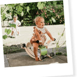 Wishbone Mini Flip 2in1, Wooden Rock & Roll Toy, Ages 1 to 3 Years (Black)